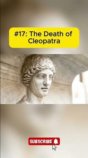 The Mysterious Death of Cleopatra 👑🐍 #Cleopatra