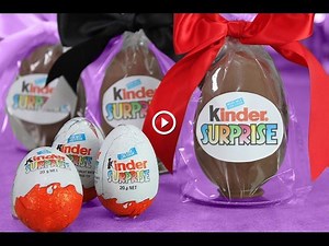 Giant Kinder Surprise - DIY Kinder Eggs with My Cupcake Addiction & FluffyJet