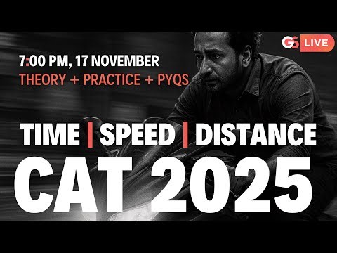 Time, Speed, Distance | Revision +Theory + PYQ | Arithmetic | CAT 2025 Prep | GRADSKOOL | Free Class