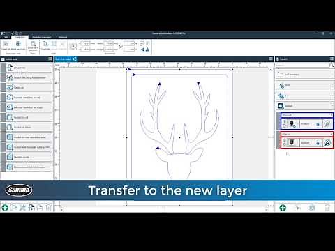 How to move parts of a design to a new layer / Summa GoProduce