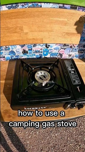 🔥How to use a camping gas stove🔥 (Beginners guide)