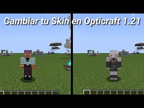 Como Cambiar tu Skin en Opticraft 1.21