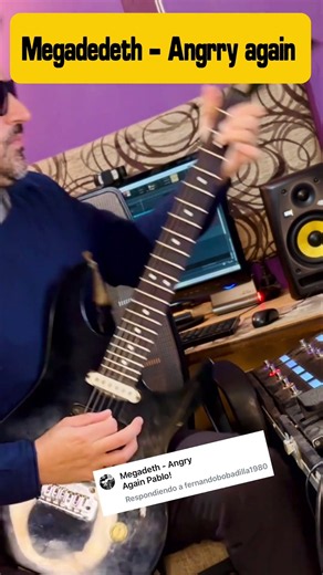 ☢️guitar cover MEGADETH angry gain guitar solo #guitar