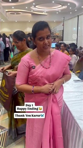 🥳 Day one successfully completed with your support 🥳 Thank you Karur 🛍️ Sri Chakravarthi Mahal 🥳