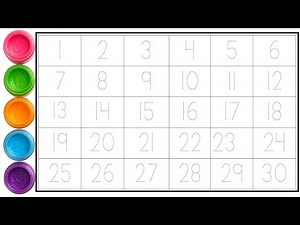 Learn to Write Numbers 1 to 30 | Handwriting Practice for Kids