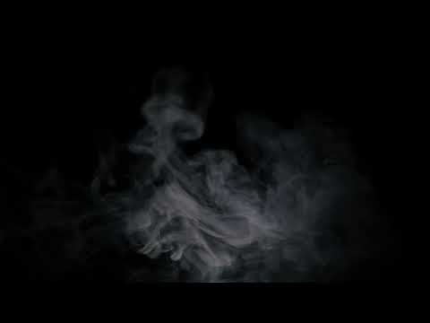 White smoke in a black background. Free HD video footage
