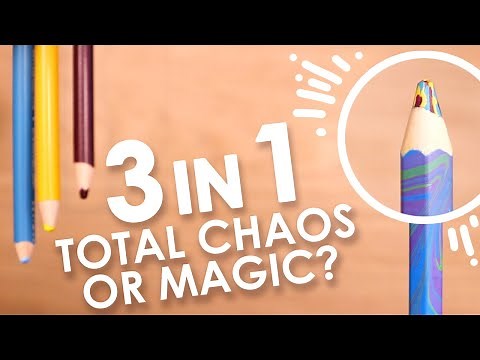 Are These Pencils Magic? 3 In 1 Pencils!