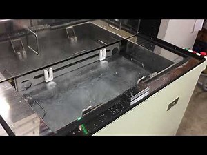 超音波バリ取り洗浄装置 デモンストレーション