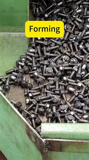 Fasteners' production process from raw materials to finished products, #Fasteners