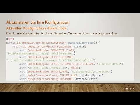 Wie man DDL-Anweisungen von MySQL nach Kafka mit Debezium erfasst