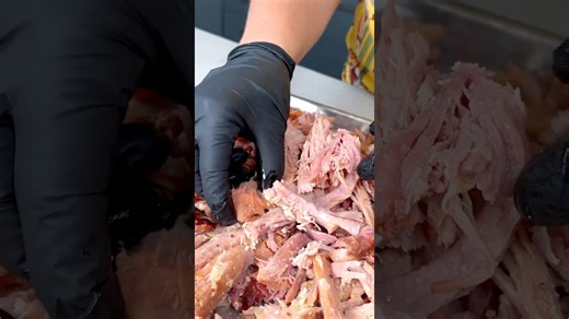 Pulled ham is a twist on your traditional Easter ham