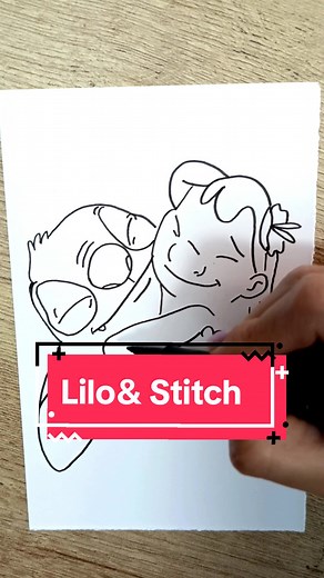 Cómo dibujar a Lilo y Stitch paso a paso 💙