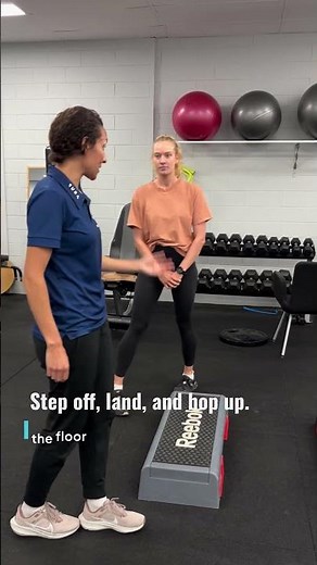 The Drop Jump for Rehab & Performance ⚡🦵 #physiorehab