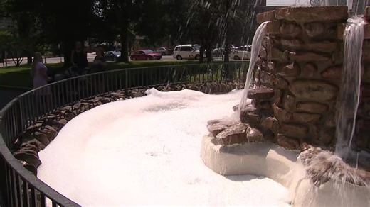 Soap in the fountain—good, clean, fun, or vandalism?