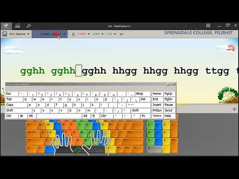 Class IX Information Technology - Introduction to Rapid Typing 5.3 Software