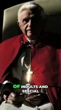 Pope Benedict XVI: Ancient Rites Restored for Catholics!