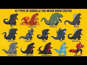 10 Types of Godzilla You NEVER Knew Existed 😱 (Hidden & Powerful Forms)