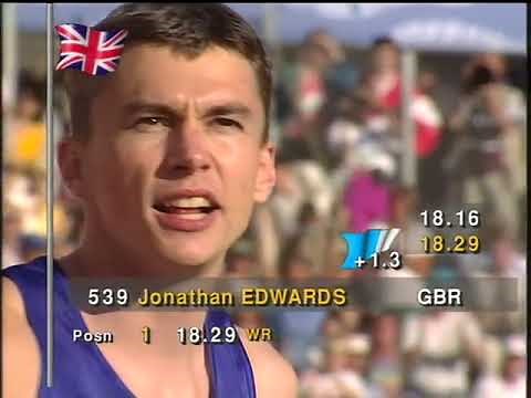 M Triple Jump - Jonathan Edwards (GBR) - 18.29m - Gothenburg (Sweden) - 1995 - World Record