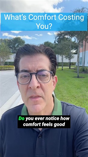 Comfort feels safe… until it starts costing you your potential. Growth isn’t supposed to feel easy. It stretches you, challenges you, and reminds you that you’re capable of more. Most people trade progress for comfort without even realizing it…until they look back and see how long they’ve been standing still. If everything feels comfortable right now, maybe it’s time to move again. What’s comfort costing you today? | Dr. Steve Sabo