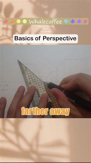 Basics of Perspective #arttips #horizonline #vanishingpoint