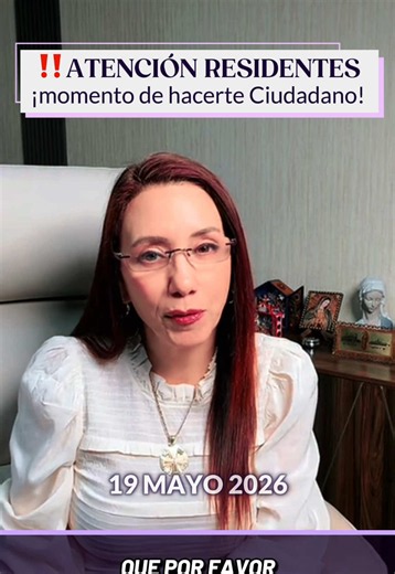 ‼️ Atención #RESIDENTES ¡Es momento de hacer la #ciudadania !• #citizenship #ahora #importante • parati • fyp • foryoupage • foryou • KQ • inmigrandoconkathia • Kathia Quiros • AbogadaKathia • USA •