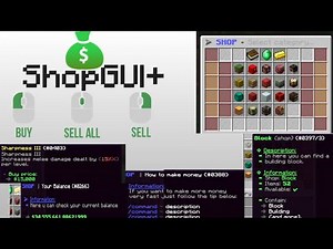 ShopGUI+ | Minecraft Plugin | Setup Review