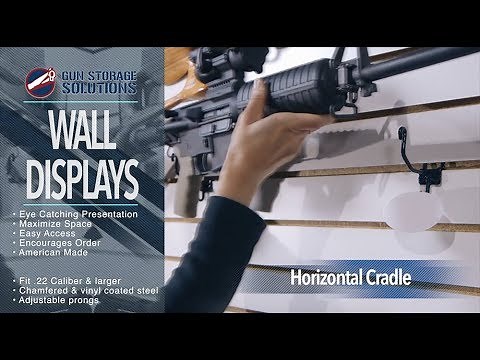 Gun Display Accessories for Slatwall | Gridwall | Pegboard by Gun Storage Solutions