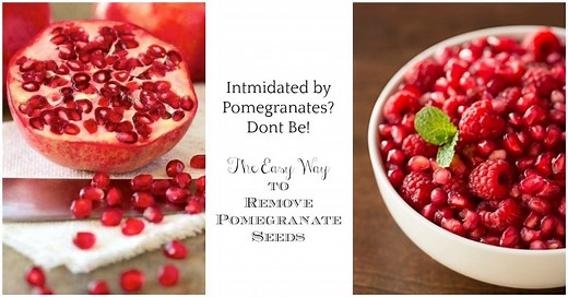 The Easy Way to Remove Pomegranate Seeds
