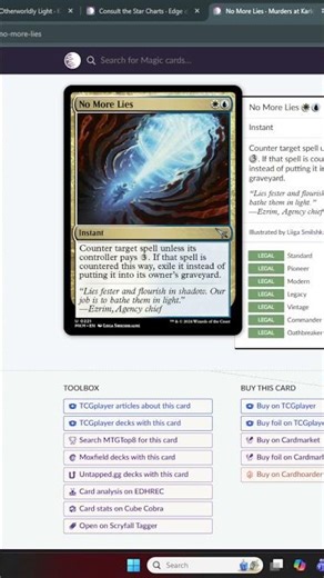 UW Control Key Cards in Pioneer | No More Lies | #magicthegathering #mtgpioneer