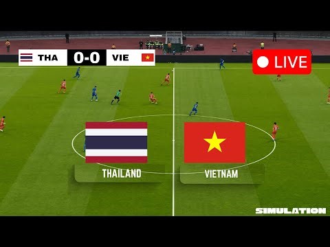 🔴 LIVE : Thailand U22 vs Vietnam U22 | Southeast Asian Games | PES 2021 SIMULATION