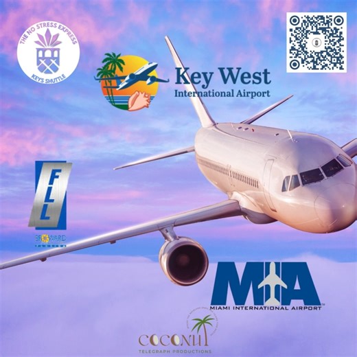 ✈️🛬 Airplanes Airports Florida Keys Key West = Keys Shuttle! 🌴 The No-Stress Express 🚐💨 From Traditional Shuttle Service to Private & Black Car Service, we’ve got you covered in comfort and style. 😎✨ 📲 Book your ride today! ✅ Scan the QR Code 🌐 www.keysshuttle.com 📞 Or call us anytime — (305) 389-9997 Available 24/7 — Relax, ride, and enjoy the Keys! 🌅🌴 #FloridaKeys #KeyWest #KeyWestLife #TravelFlorida #VisitFlorida #FloridaVacation #AirportShuttle #MiamiToKeyWest #KeyWestTransportatio