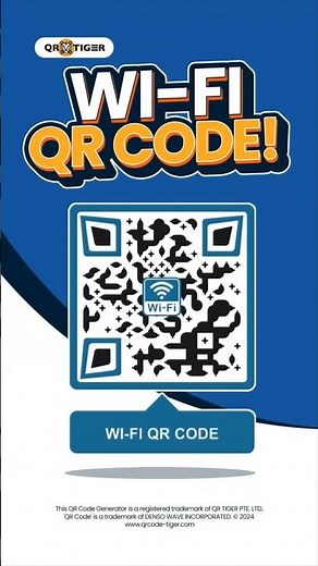 Wi-Fi QR code: Connect guests and customers to the Wi-Fi in seconds!