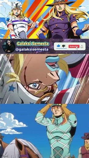 Gyro Zeppeli Ball Breaker Johnny Joestar Stand-nya Tusk horse battle STEEL BALL RUN JoJo’s #Shorts
