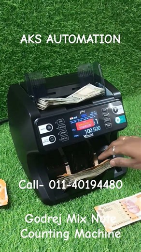 Godrej Mix Denomination Note Counting Machine with Fake Note Detection #cashcountingmachine #shorts