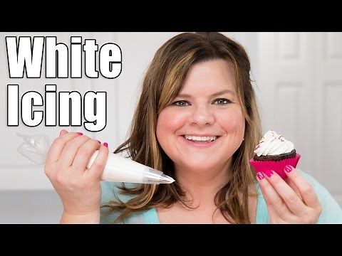 How to Make Perfect White Icing / White Buttercream Recipe for Cake Decorating