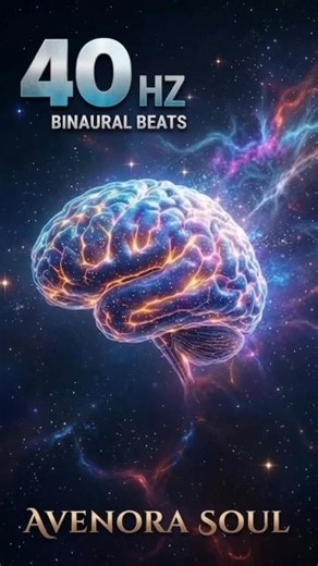 40Hz Binaural Beats for Deep Focus & Memory Boost | Gamma Waves 🧠⚡ #Shorts