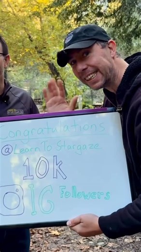 John Read on Instagram: "We just got 10k!!! 🎉 Thank you to everyone who followed recently! Very excited to bring you more approachable stargazing tips."