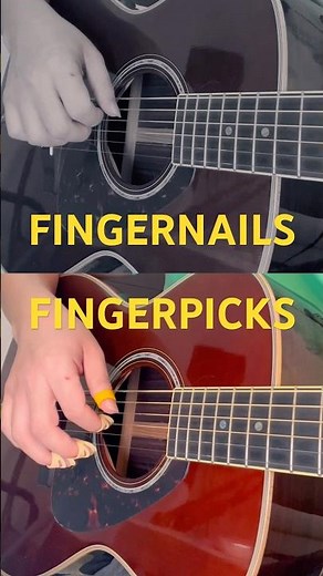 Fingernails or Picks? | Alaska Fingerpicks | Which One Would You Prefer? #guitar #fingernails #pick