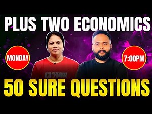 Plus Two Economics Christmas Exam | 50 Sure Questions | Exam Winner