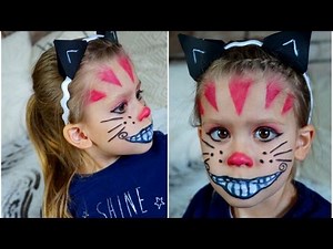 EASY Halloween KIDS MAKEUP I Grinsekatze