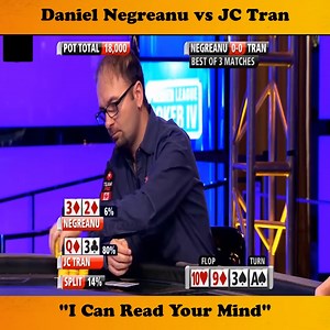 14K views · 161 reactions | Daniel Negreanu vs. JC Tran in exciting heads-up poker battle | Poker Club | Facebook