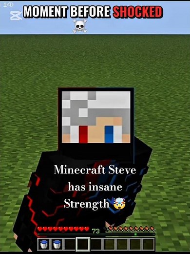 Minecraft Steve has insane strength 🤯