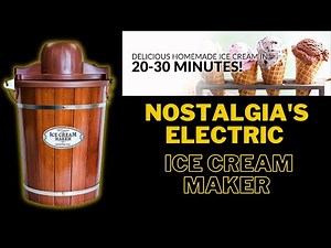 Nostalgia's Electric Ice Cream Maker: Take your ice cream-making escapades to the next level