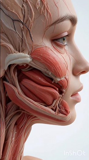 Ultra-Realistic 3D Anatomy of Human Cheek Layers | Facial Muscles, Nerves & Vessels#3DAnatomy.