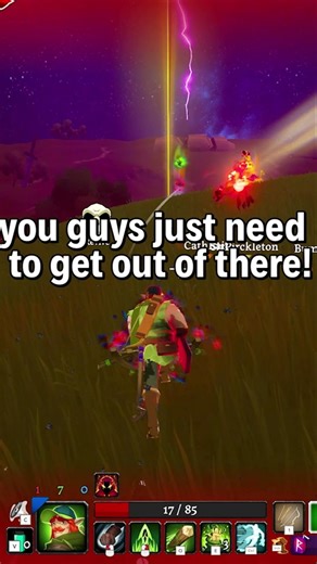 When the bus tries to leave without you!