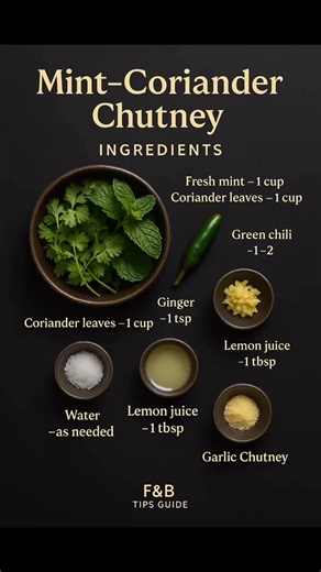 Types of Chutney Recipes with ingredients #sauce #cooking #fblifestyles #knowledge #cheflife #foodlover #family #hotel #chutney #foodie #restaurant #kitchen #recipe #menu | F&B TIPS GUIDE