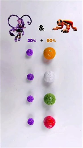 Poppy Playtime | Purple + 4 Colors 💜+🧡🤍💚❤️ (Part 9)