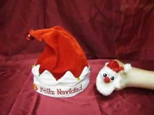 DanDee Animated Santa Hat singing "Feliz Navidad"