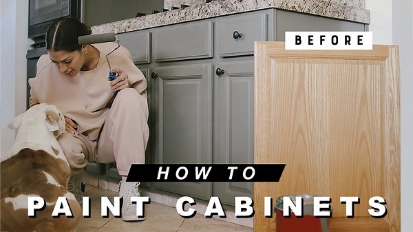DIY How to Paint Your Kitchen Cabinets