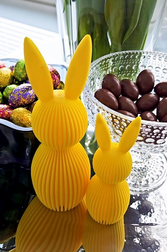3D printed an Easter Bunny for decoration. It turned out so good I had to print another one and even bigger! #3dprinting #timelapse #asmr #easter #bunny #satisfying #3dprinted | Gcodelab